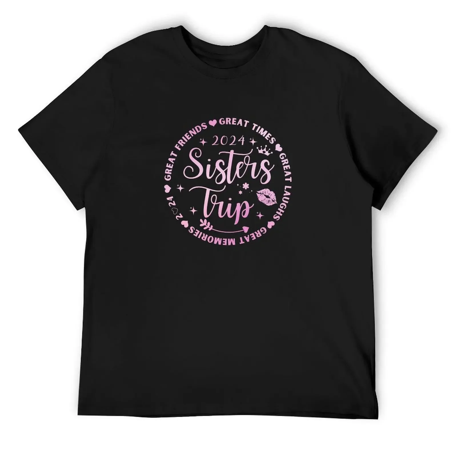 Girls Weekend Sisters Trip 2024 T-Shirt plus size clothes sublime mens graphic t-shirts anime