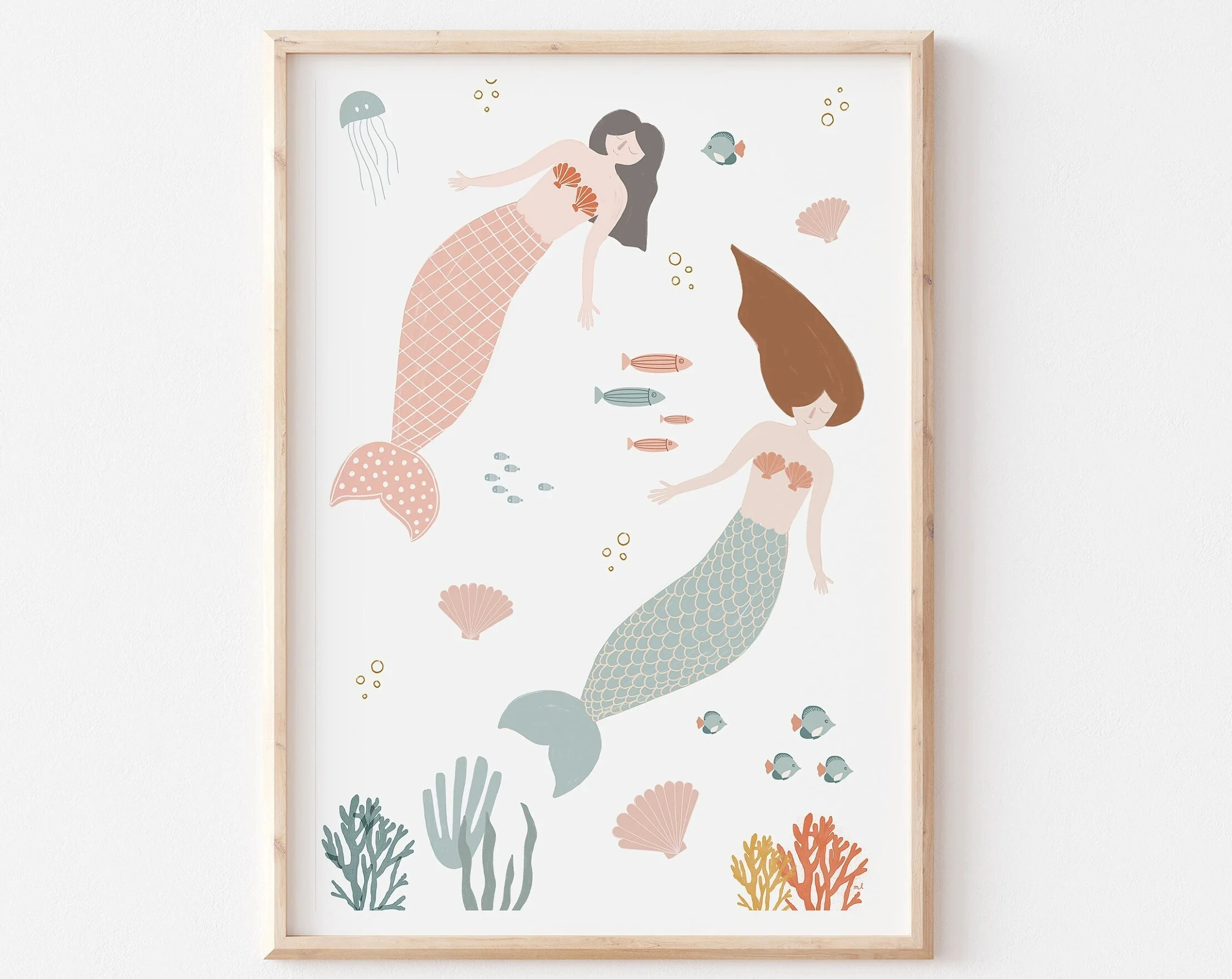 Poster temático Boho Nursery O - Baby Nursery Ocean Theme avaliação e preço