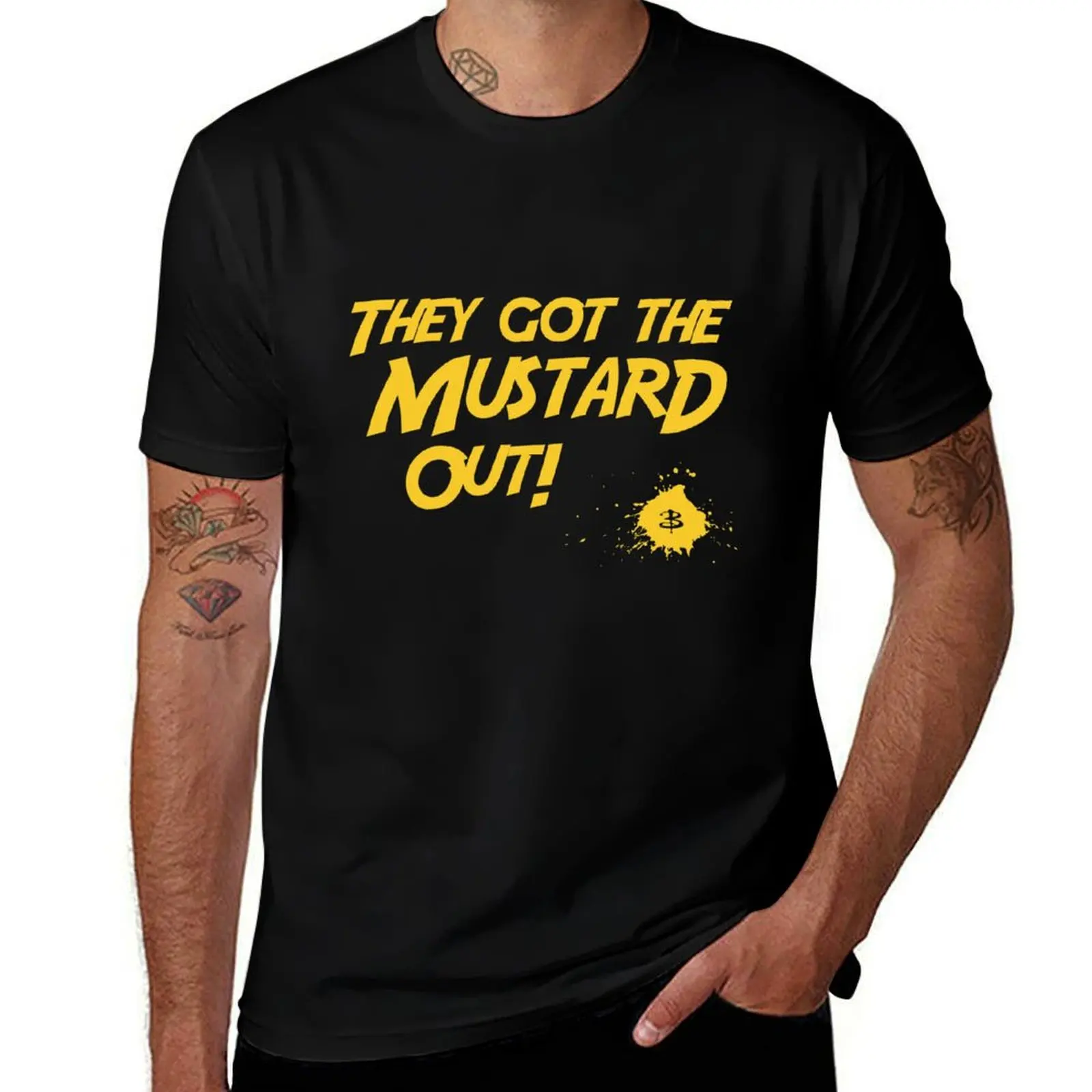 

They Got The Mustard Out! T-Shirt t shirts for man pack white t shirts cotton 100% man t shirts graphic T-Shirt