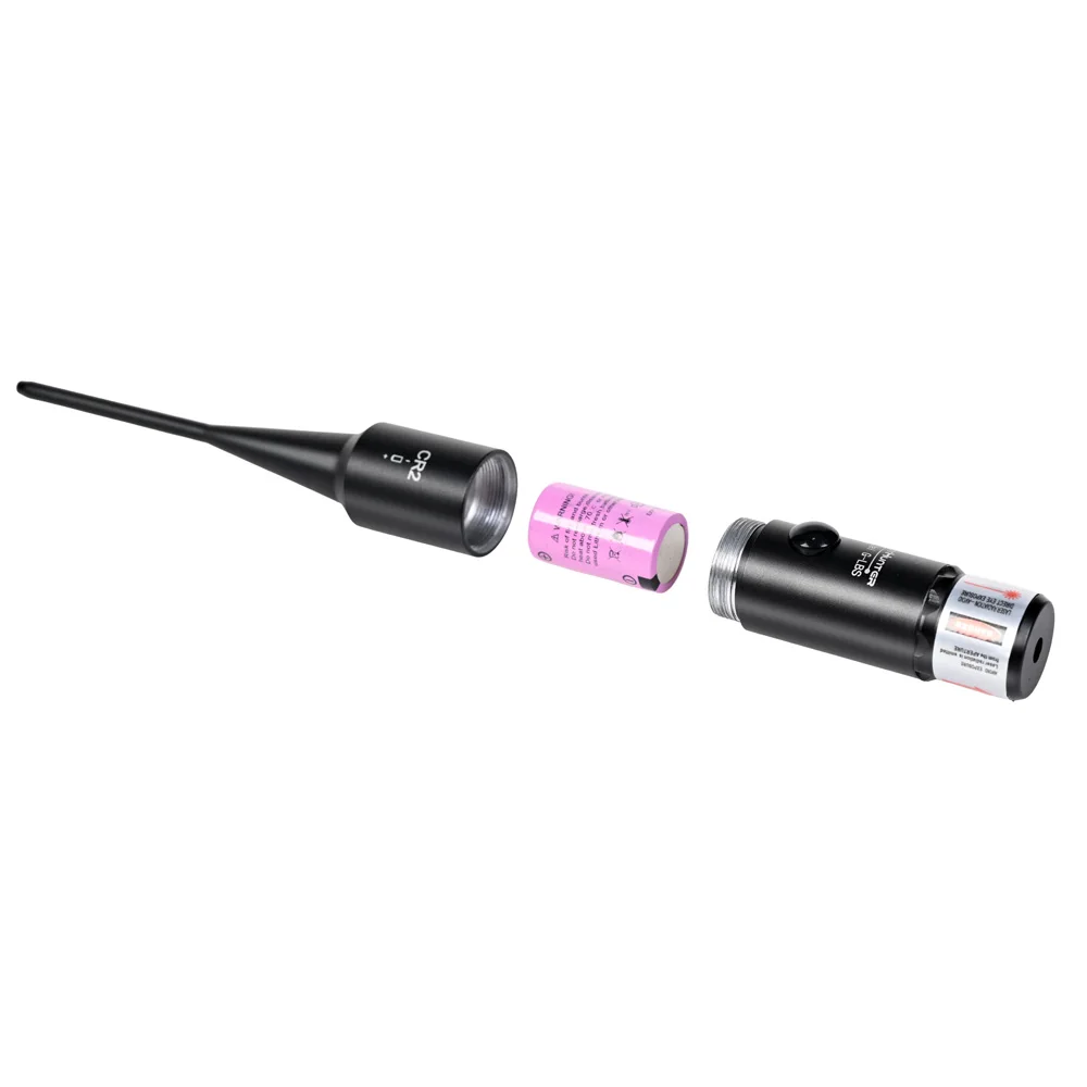 WestHunter Laser Bore Sight Kit with 32 Adapters 0.17 to 12GA Red or Green Bright Bore Sighter Laser with Button Switch