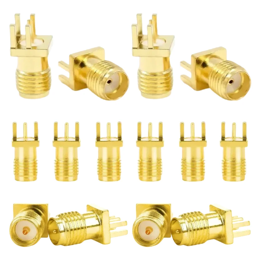 

Гнездо, штекер, адаптер для печатной платы, прямоугольное крепление, разъем с интервалом 1,2 мм, RPSMA-KE SMA-KE