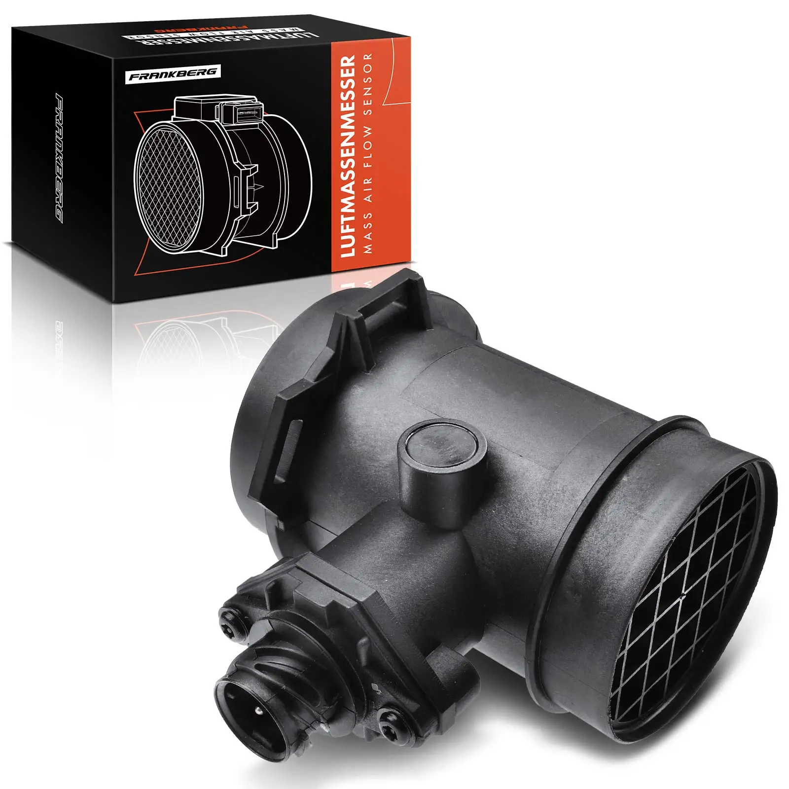 Frankberg 1x Mass Air Flow Meter voor BMW 3 Serie E30 E36 5 Serie E34 E39 5 Serie Touring E34 7 Serie E32 E38 2.5L 3.0L 3.5L 1992-1998 13621738908