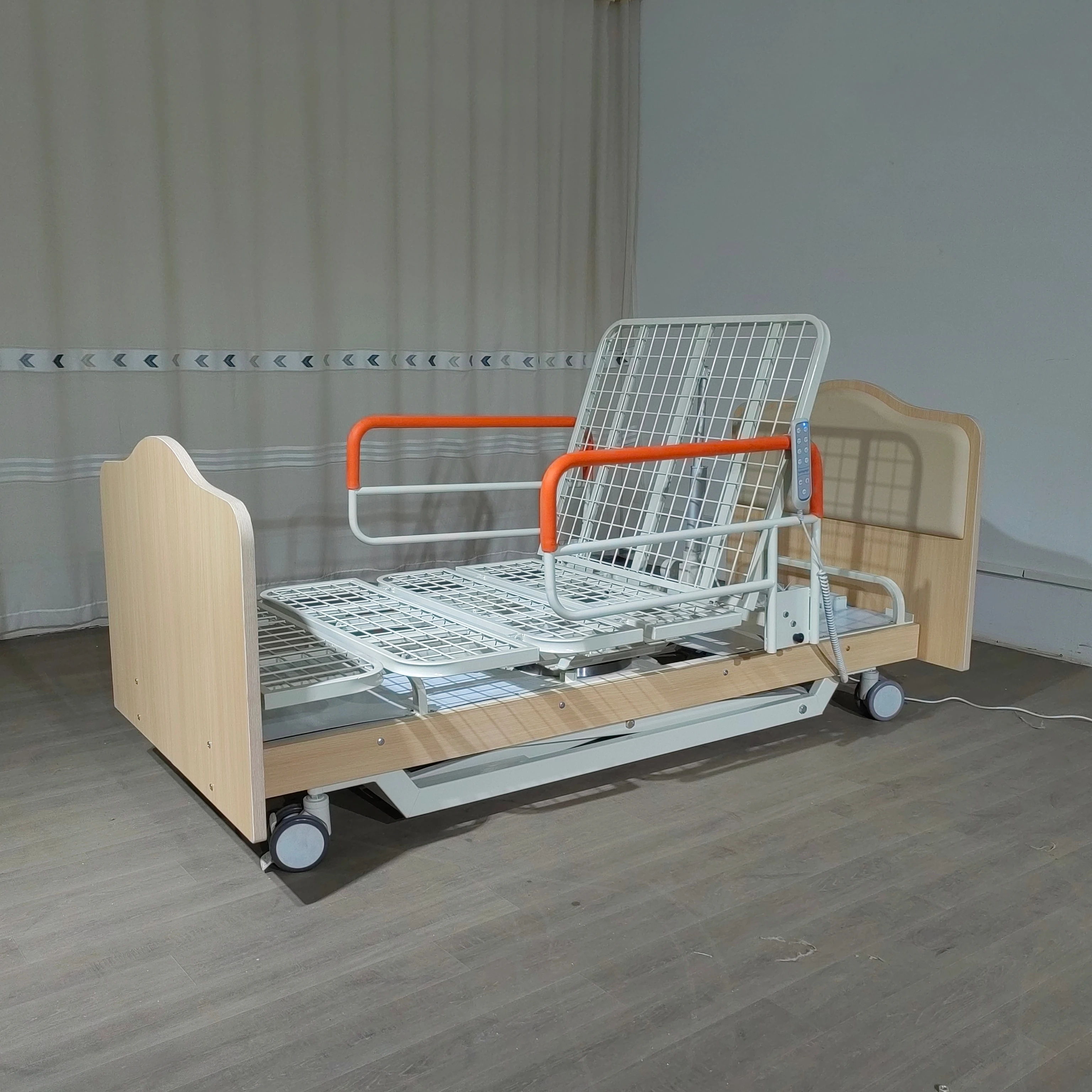 سرير دوار طبي كهربائي متعدد الوظائف لرعاية المسنين في المنزل والمستشفى يستخدم أثاث المستشفى #1