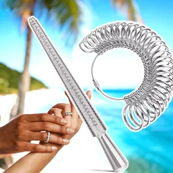 KS EAGLE Ring Sizer Measuring Tool Set Ring Gauges with Finger Sizer Mandrel Ring Sizer Tools for Jewelry Sizing Measuring Tools