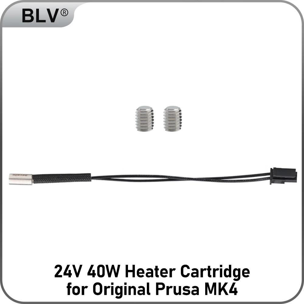 

BLV®Heater Cartridge 24V 40W 6X12MM for PRUSA MK4 3D printer