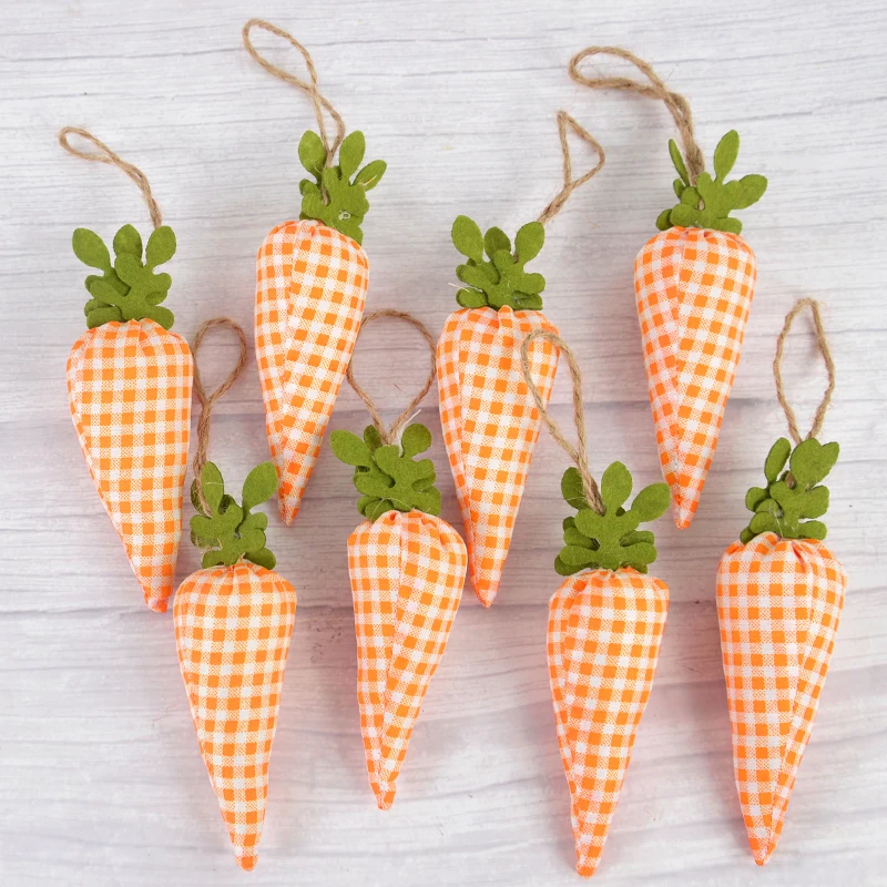 

3Pcs Fabric Easter Carrots Ornaments Artificial Vegetables Carrots Home Decors Easter Party Decoration Kid Birthday Favors Gift