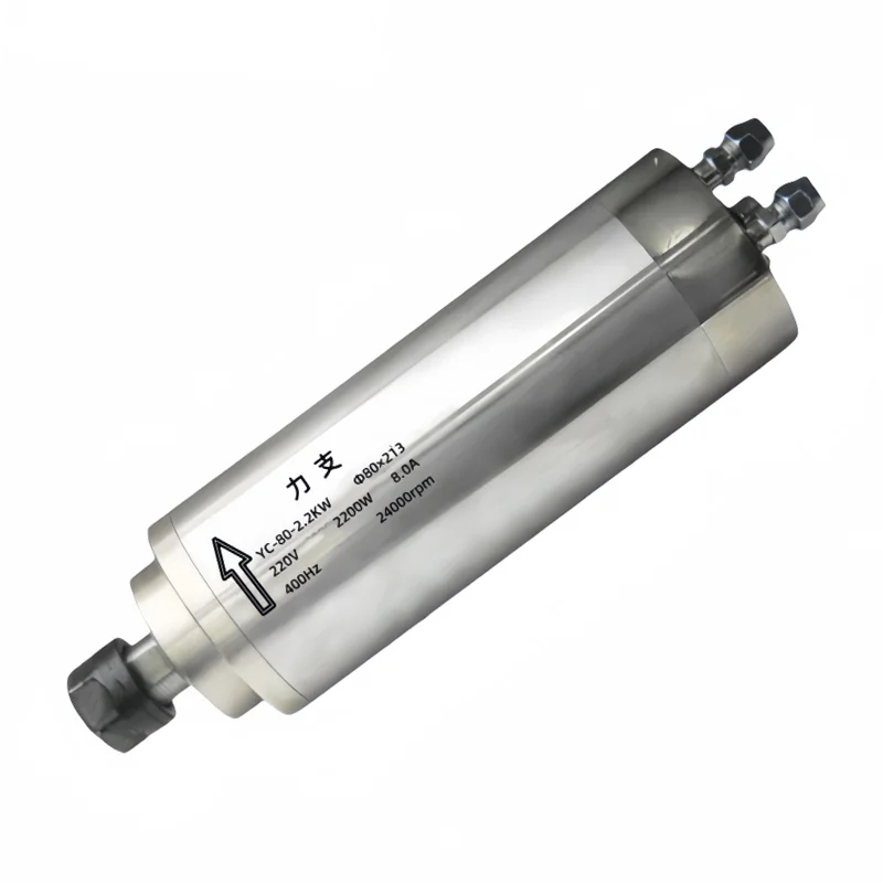 

YC-80 2.2KW 24000RPM 400HZ 220V 8.0A Permanent Magnet Synchronous Motorized Spindle for Drilling with Core Bearing Component