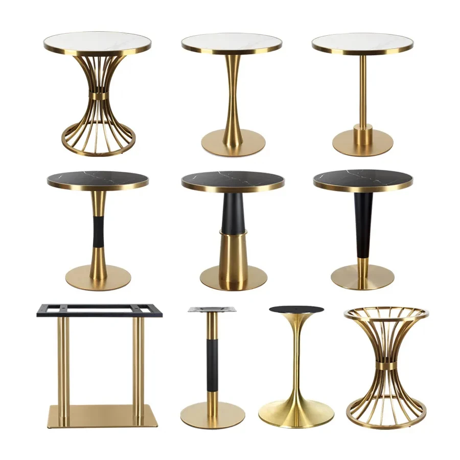 Unique Design Plate Type Hardware Table Leg Table legs Iron Metal Table Feet for Bar Office furniture leg