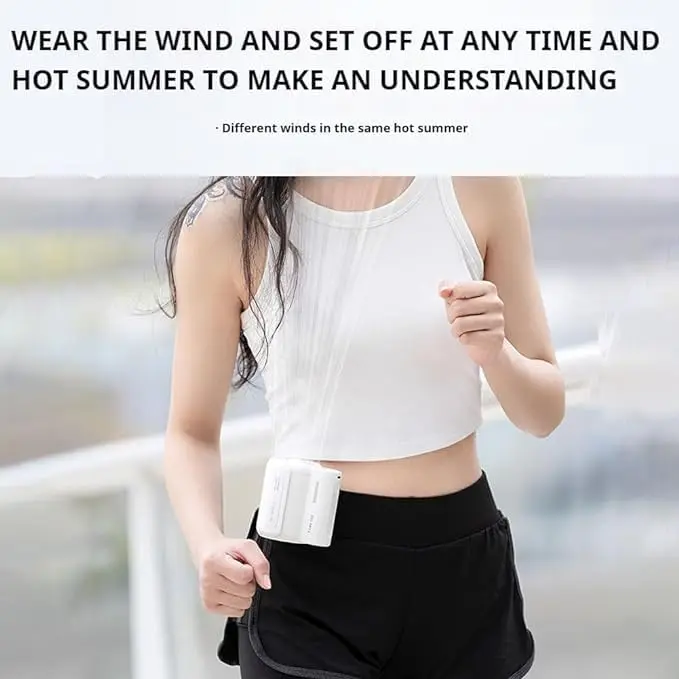 Shirtventilator, coole clipventilator onder shirt, tailleventilator, coole clip, coole clipventilator, draagbare tailleventilator, clip op taille draagbare koelventilator, cool