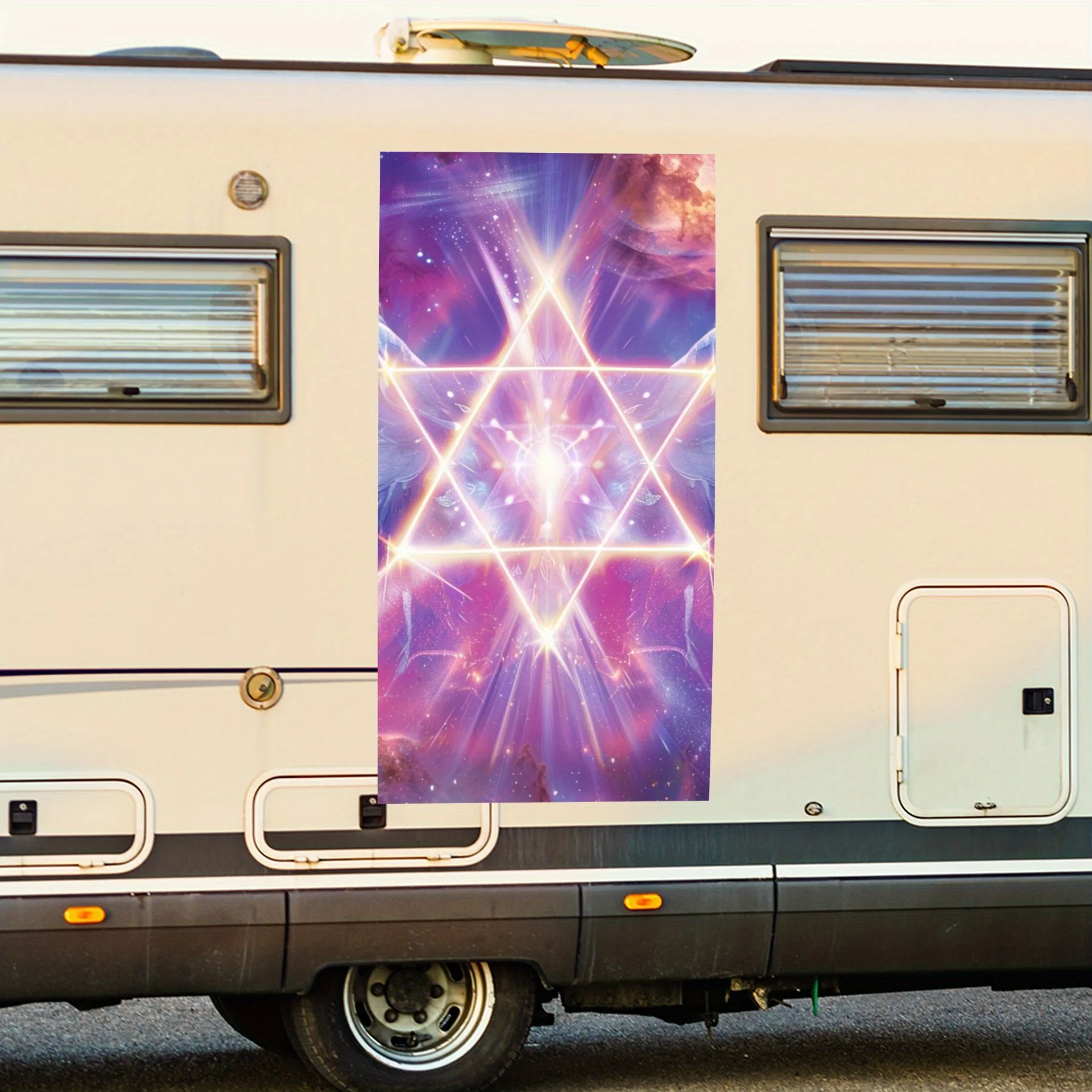 

Energy Star Wings Art, наклейка на дверь автомобиля для дома на колесах, ПВХ, самоводонепроницаемая палочка, яркие внешние аксессуары для автомобиля, декор, защита Gif