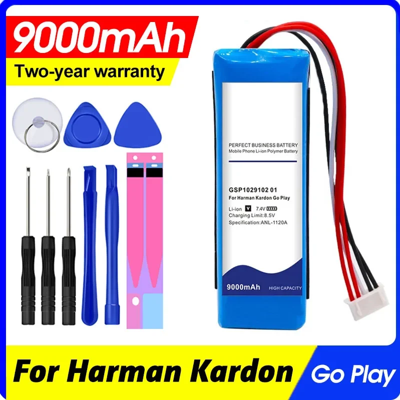 

Gsp1029102 01 9000mah Battery for Harman Kardon Go Play Mini / Speaker + Free Gfit