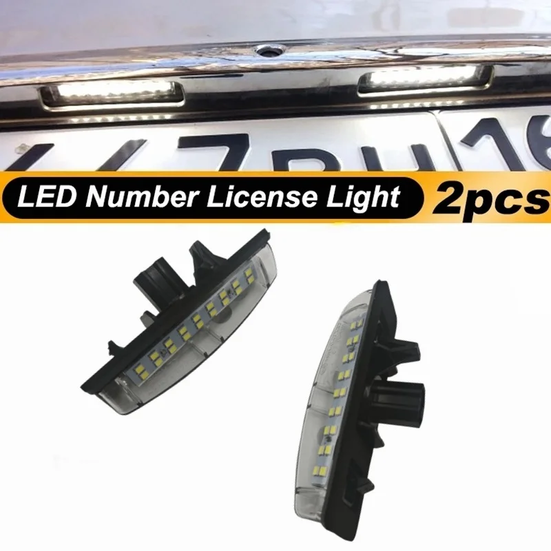 

2 шт. автомобильная светодиодная лампа освещения номерного знака для Toyota Camry Sienna Prius Echo Yaris Sedan Lexus LS430 LS430 Colt plus Grandis