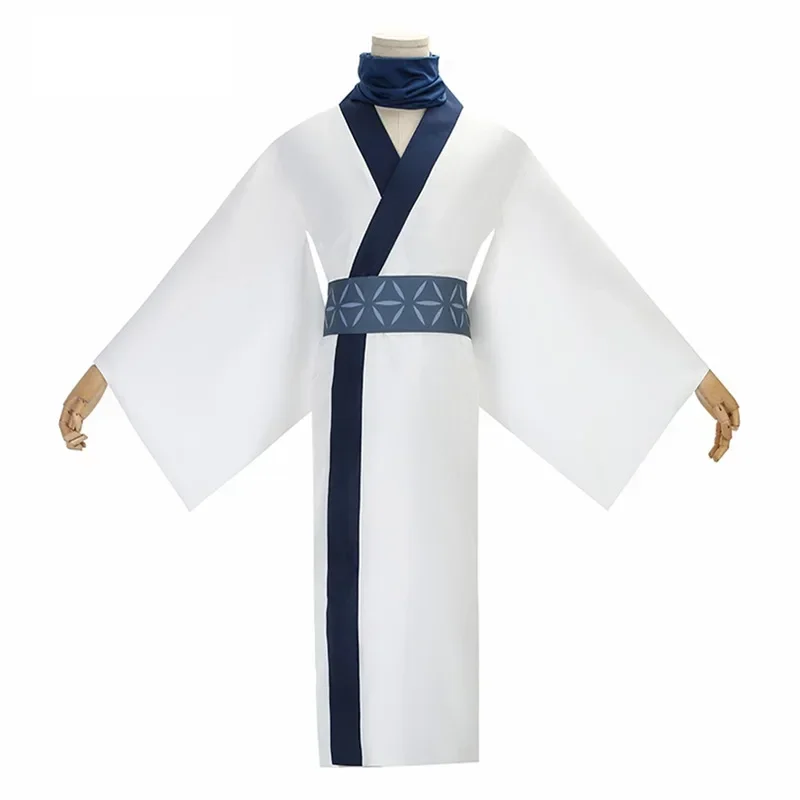 Anime jujutsu Kaisen ryomen Sukuna cosplay costume adult men women outfits kimono Hanfu blue corset Halloween costume wig G589