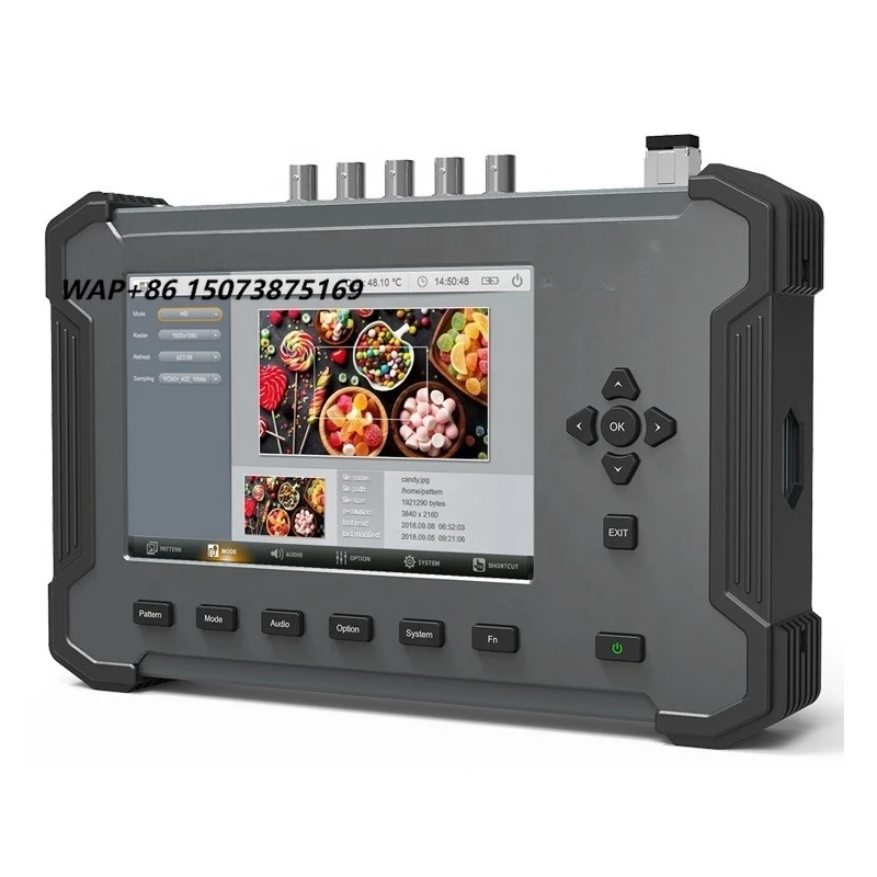 Lilliput SG-12G Portable 4K Signal Generator 7 Inch Metal Screen Multi-format SDI Pattern for HDMI Radio TV Broadcasting