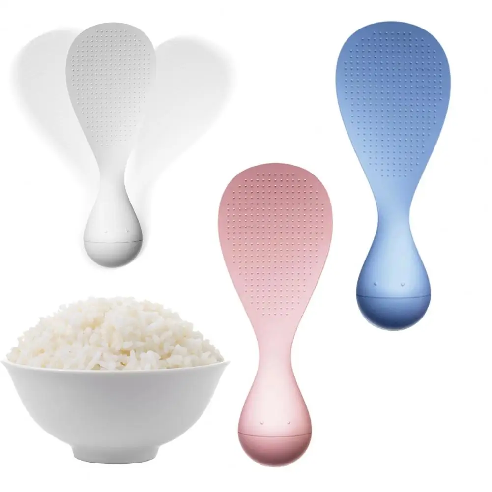 Standing Rice Spatula Non Stick Rice Paddle for Cooker Wobble Free Food Grade Heat Resistant Rice Serving Utensil