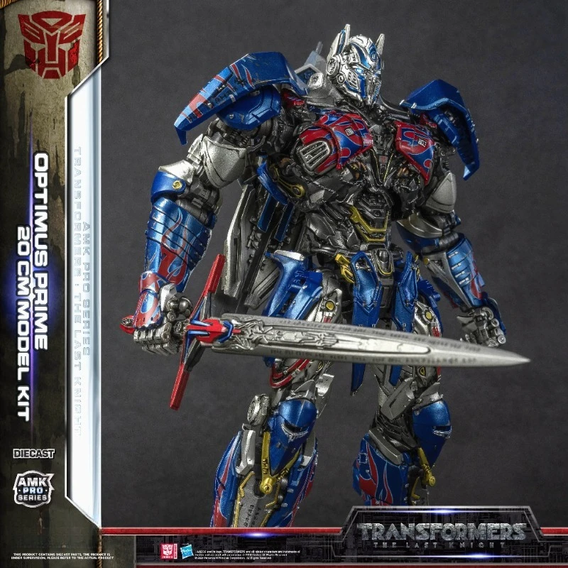 YOLOPARK Transformers: The Last Knight AMK PRO Series 20 سم أوبتيموس برايم أطقم منمذجة شخصيات الحركة لعبة روبوت هدية