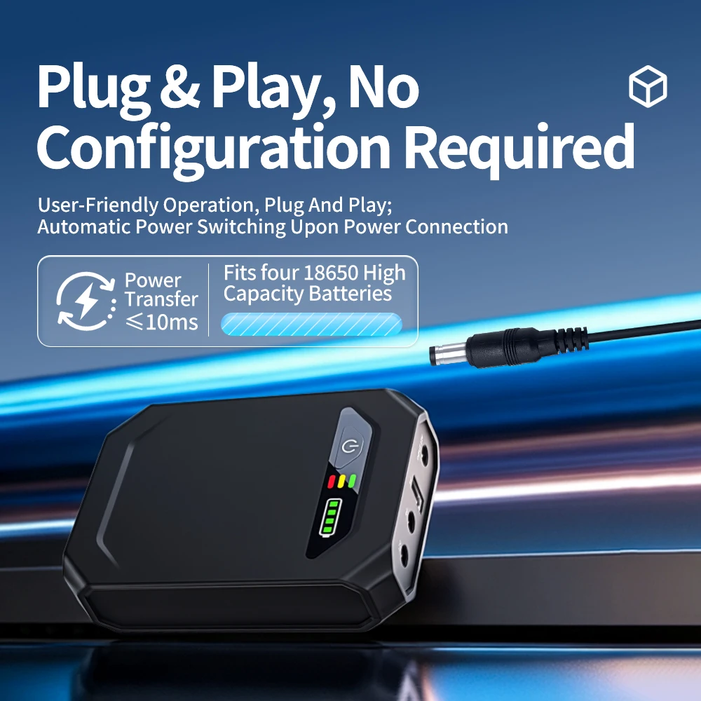 No Battery Router Output Voltage 5V9V12V Optical Cat Monitor Backup Uninterruptible DC 12V Power Supply Charger Cell Phone UPS