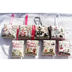 ZC115 Cross stitch kits Cross-stitch embroidery sets Needlework set threads Pin Needle Cushion Biscornu Counted Cross-Stitching