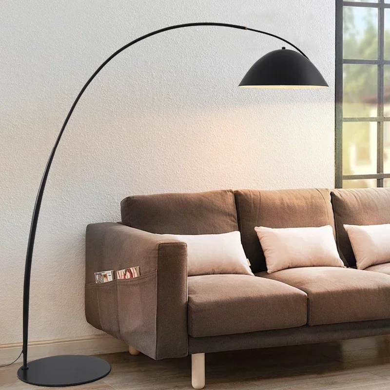 Nordic Led Floor Lamp Fishing Lights Indoor Living Room Decoration Home  Modern Sofa Lamp Bedroom Bedside Lighting Light Fixture