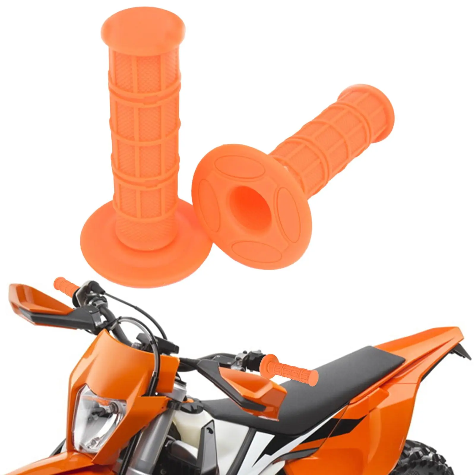22 مللي متر MX جل المطاط المقود قبضة ل CR CRF XR YZ WR TTR KX KLX RMZ RMX RM TC TE FC FE ATV إندورو موتوكروس الترابية دراجة الطرق غير الممهدة