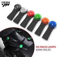 M6 Fasteners Dirt Bike Tail Bag OS-Rack Loops For Bajaj Dominar 400 Touring 200 250 Dominar250 Pulsar 200 NS/200 RS/200 AS