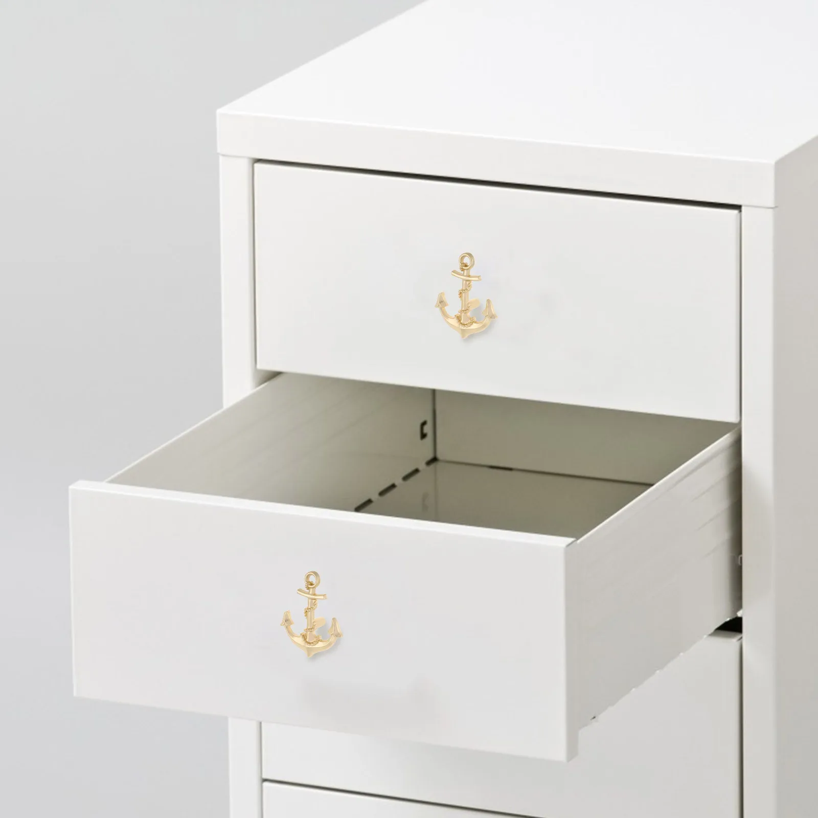 

2Pcs Cabinet Handles Vintage Single Hole Retro Nautical Decorative Pulls Rustic Drawer Knobs for Living Room