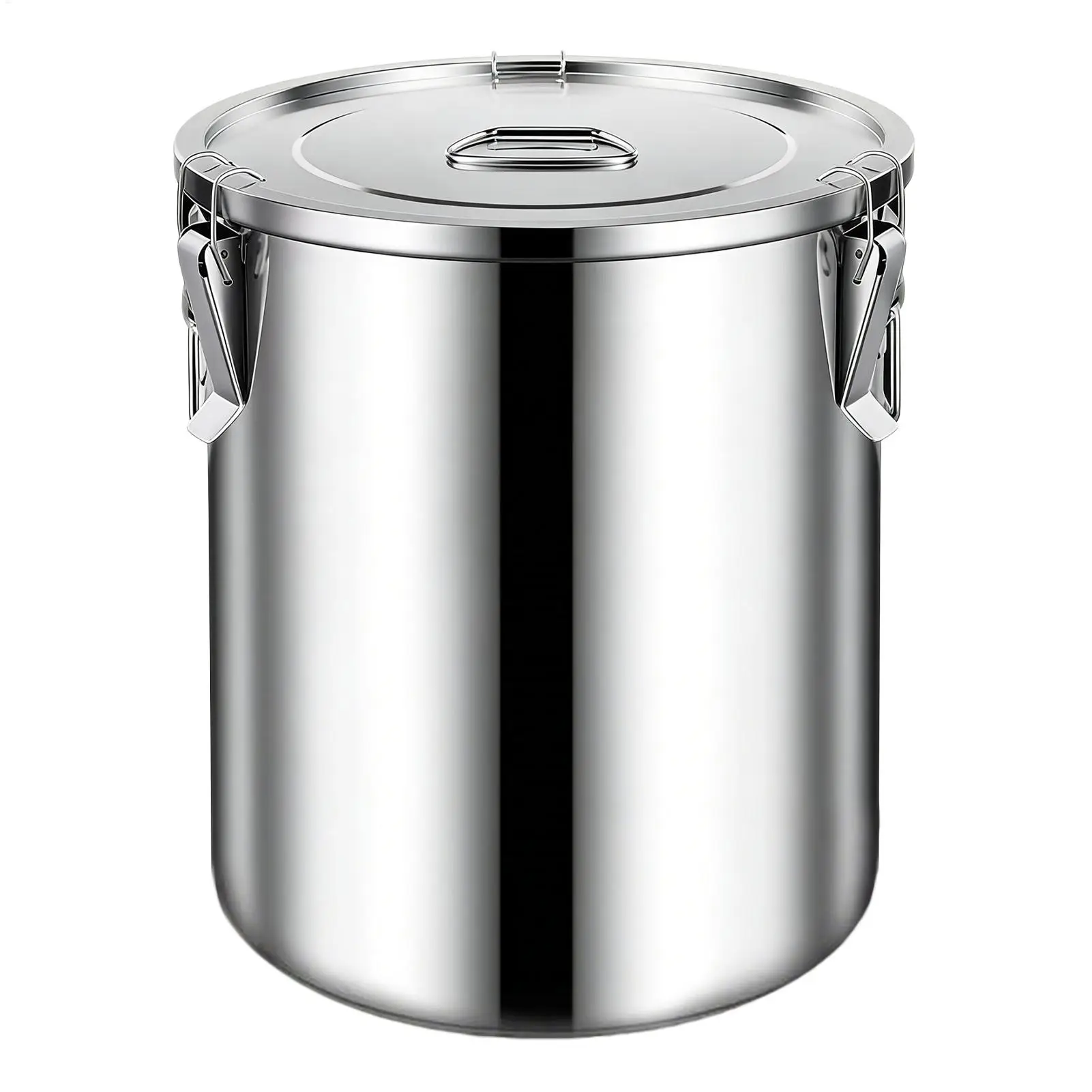 

Food Prep Containers Airtight Stainless Steel Rustproof Kitchen Food Storage Flour Container for Rice Grain Cereal Sugar Snack