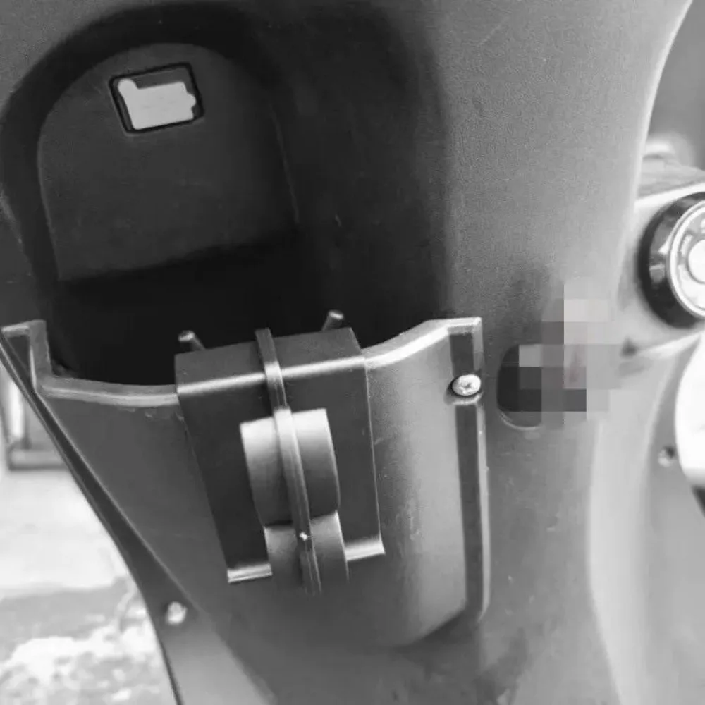 Rigid Structure Motorcycle Storage Hook Easy Install Heavy Duty Non-Perforated Bracket Base Universal Storage Accessory