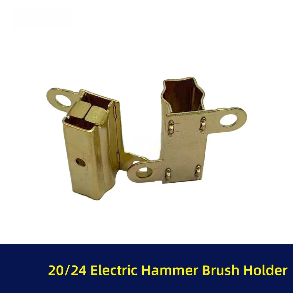 Replacement Brush Holder For 20V 24V Electric Hammers ABS Housing With Metal Contact Elements For Reliable Brush Function