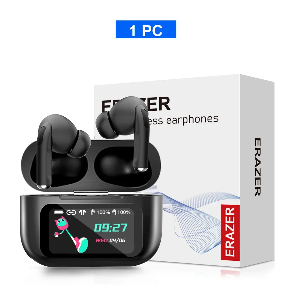 ERAZER Original Wireless Bluetooth Earphones HiFi Headphones HD Stereo Waterproof Earbuds Touch Screen With ANC Noise Reduction