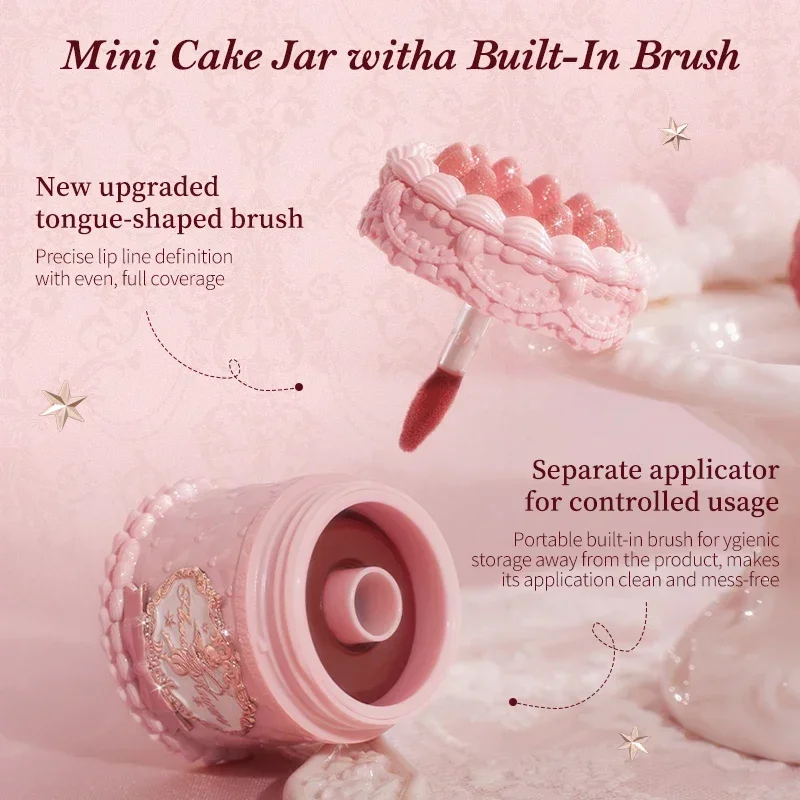 كريم شفاه كيك فلاور نوز سترابيري كيوبيد كوليكشن 5 مل لون شفاه مخملي - أحمر شفاه غير لامع بلون عالي الصبغة