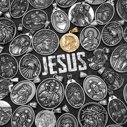 Jesus Heart Cross Series Stainless Steel Men Necklaces Pendant Chain Powerful Amulet Vintage For Women Jewelry Gifts Wholesale