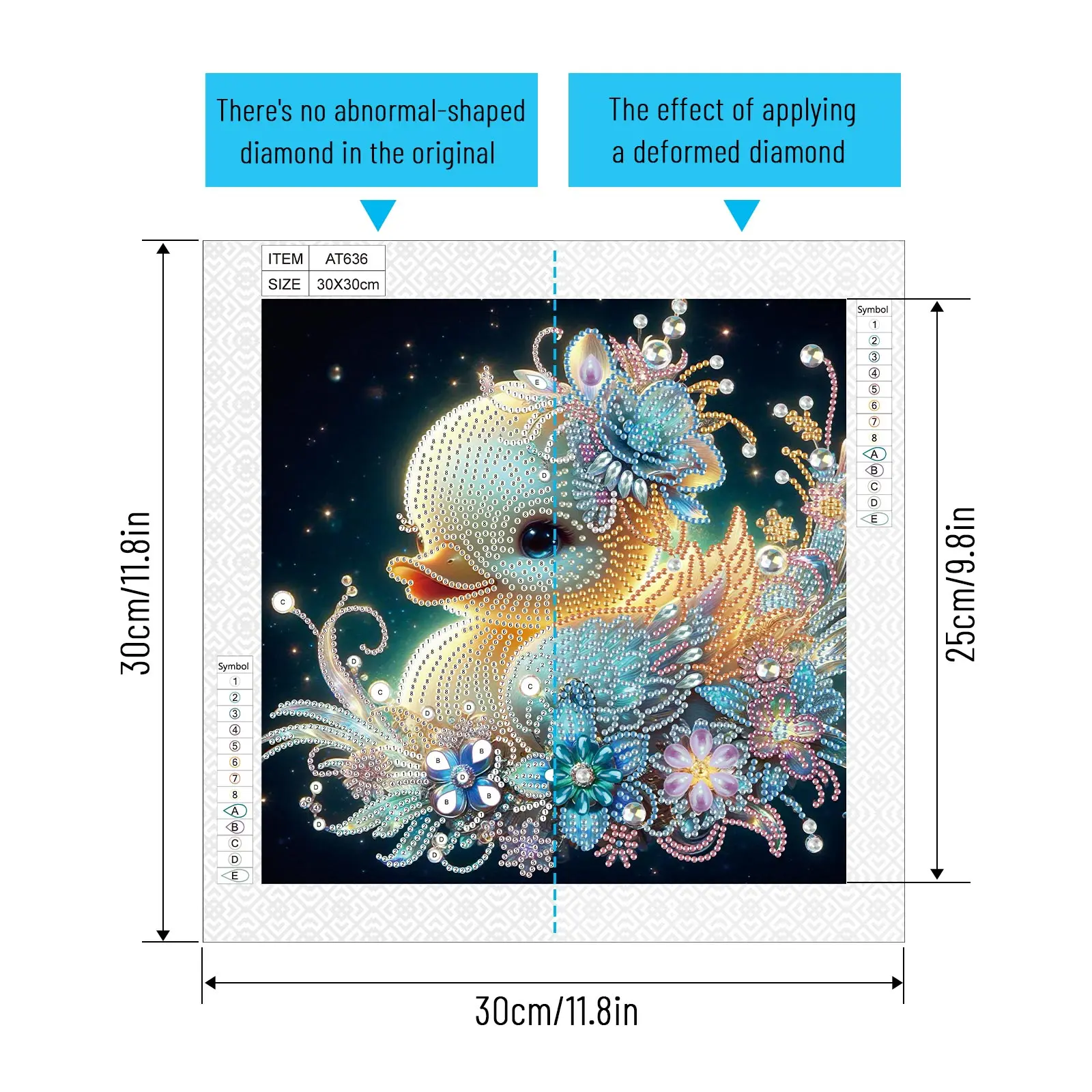 DIY Cute duck 5D Special Shape Diamond Art Kits for Beginners,Diamond Art Painting Kits for Home Wall Decoration Gift