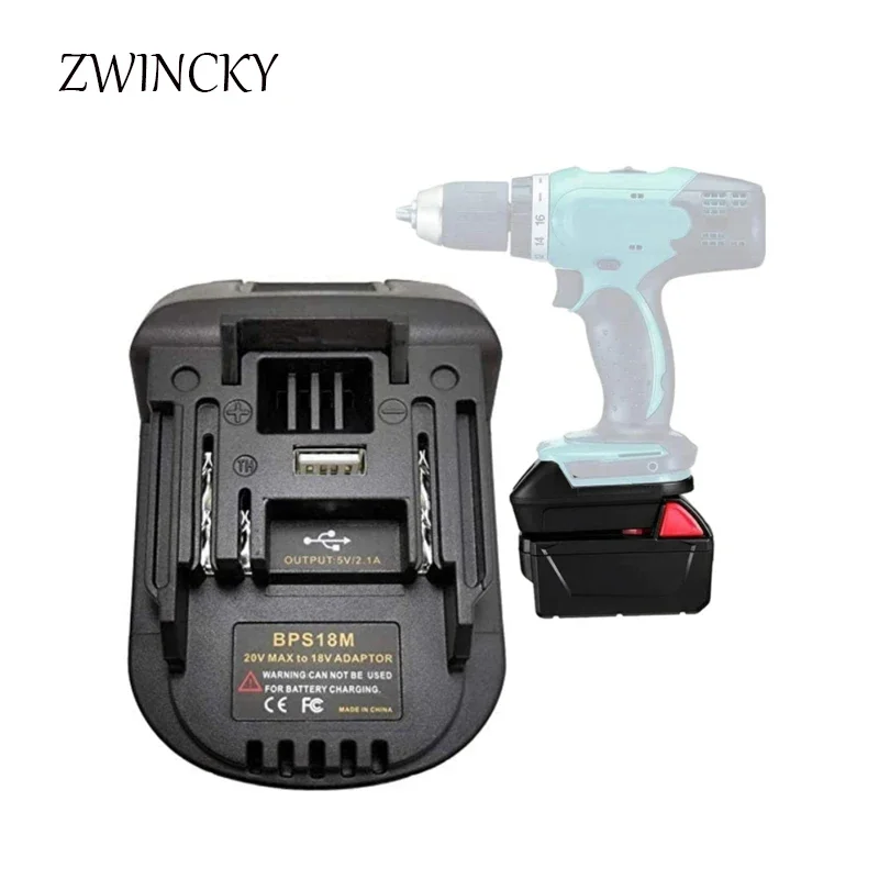 Konwerter Adapter narzędziowy mocy BS18MT do bateria do narzędzi Makita Bosch 18V li-ion/Milwaukee/Dewalt do narzędzia Ryobi/Metabo/Worx/Devon