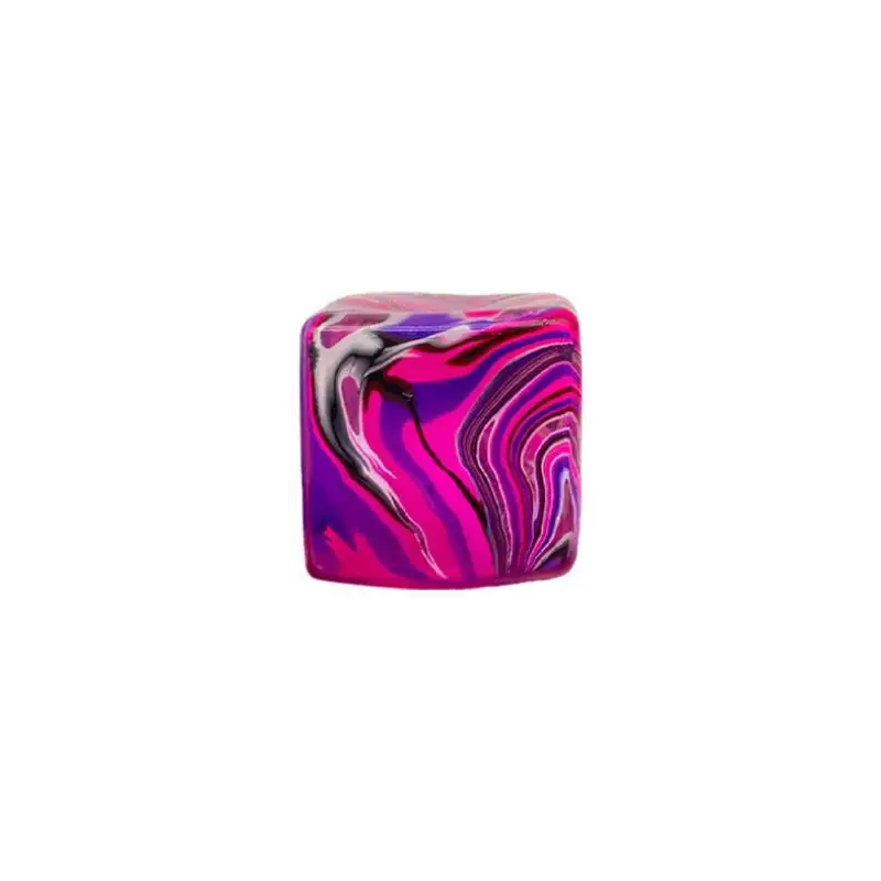 Colorful Soft Texture Marble Fidget Cubes for Stress Relief Anxiety and Relaxation Therapy