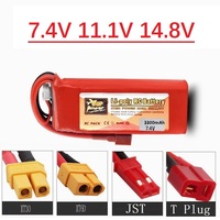 ZOP Power 3300mAh 7.4V 11.1V 14.8V Lipo Battery For RC Quadcopter Helicopter Car Boat Drones Spare Parts 2s 3s 4s Battery