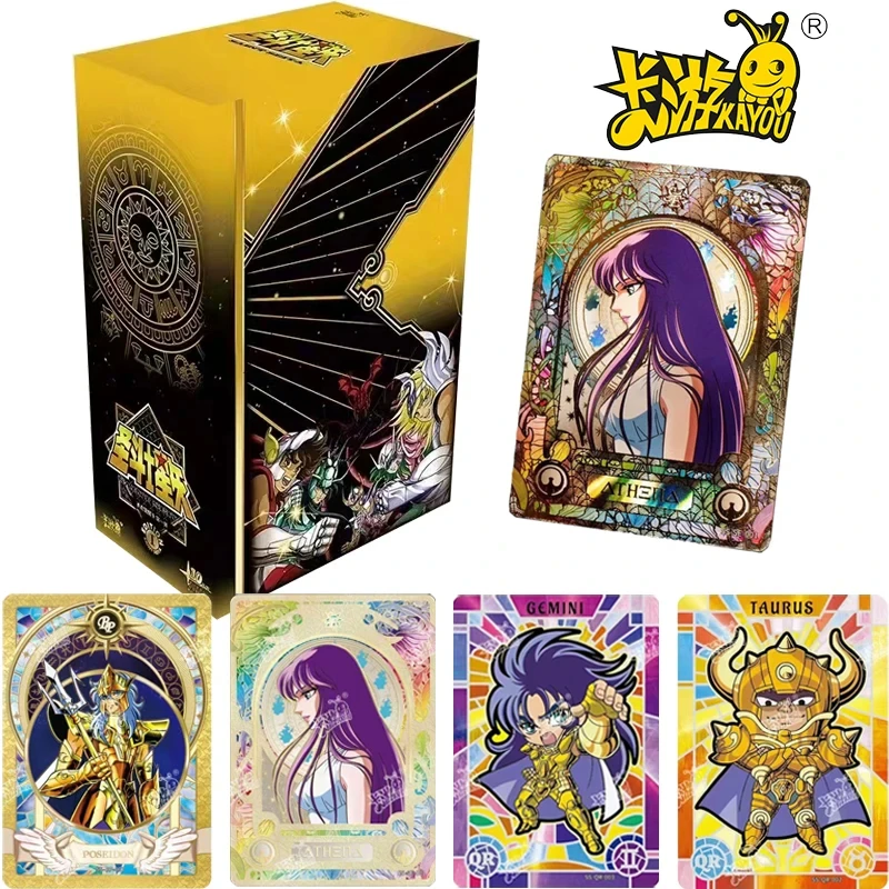 Genuine Saint Seiya Cards Anime Game Saints Awakening Collection Cards Gold Saints Shining Cards Children\'s Gifts