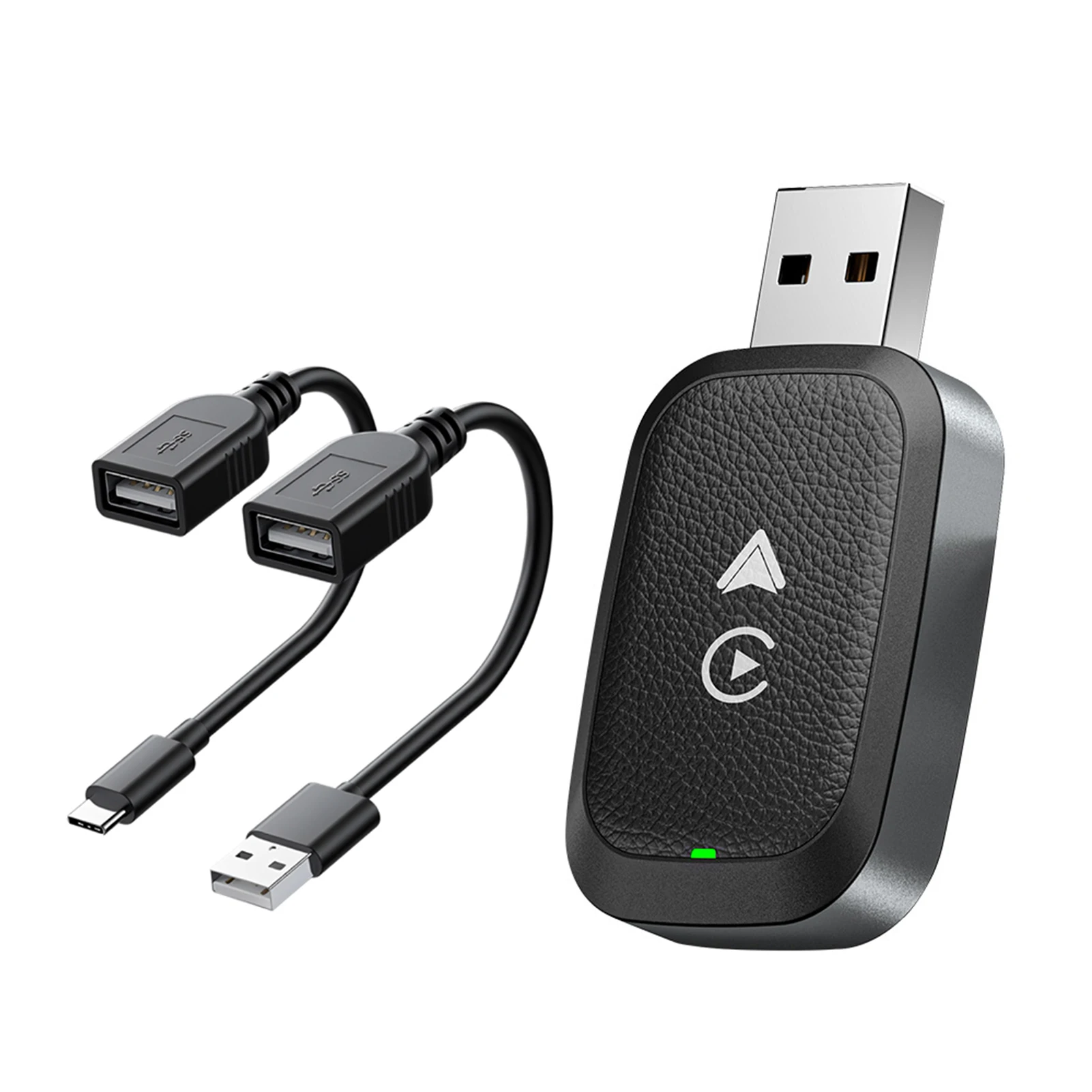 

Беспроводной адаптер CarPlay Android Auto, автомобильный игровой адаптер, Wi-Fi, Bluetooth, подключение 2 в 1, беспроводной адаптер для Netflix, YouTube
