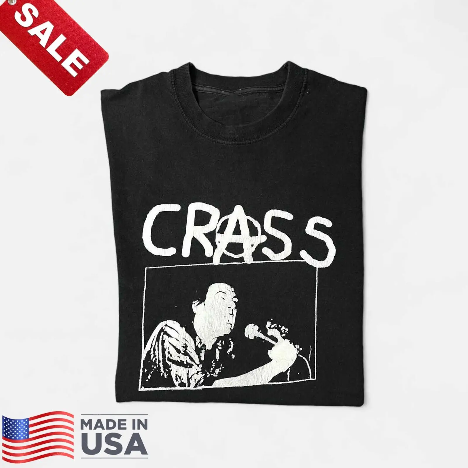 

Новинка Crass band 90s, подарок для фанатов, унисекс, женская рубашка 1LU444