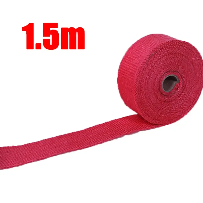 1.5M Roll Fiberglass Heat Shield Motorcycle Exhaust Thermal Tape Header Pipe Heat Wrap Tape Thermal Protection Moto Accessories - Image 7