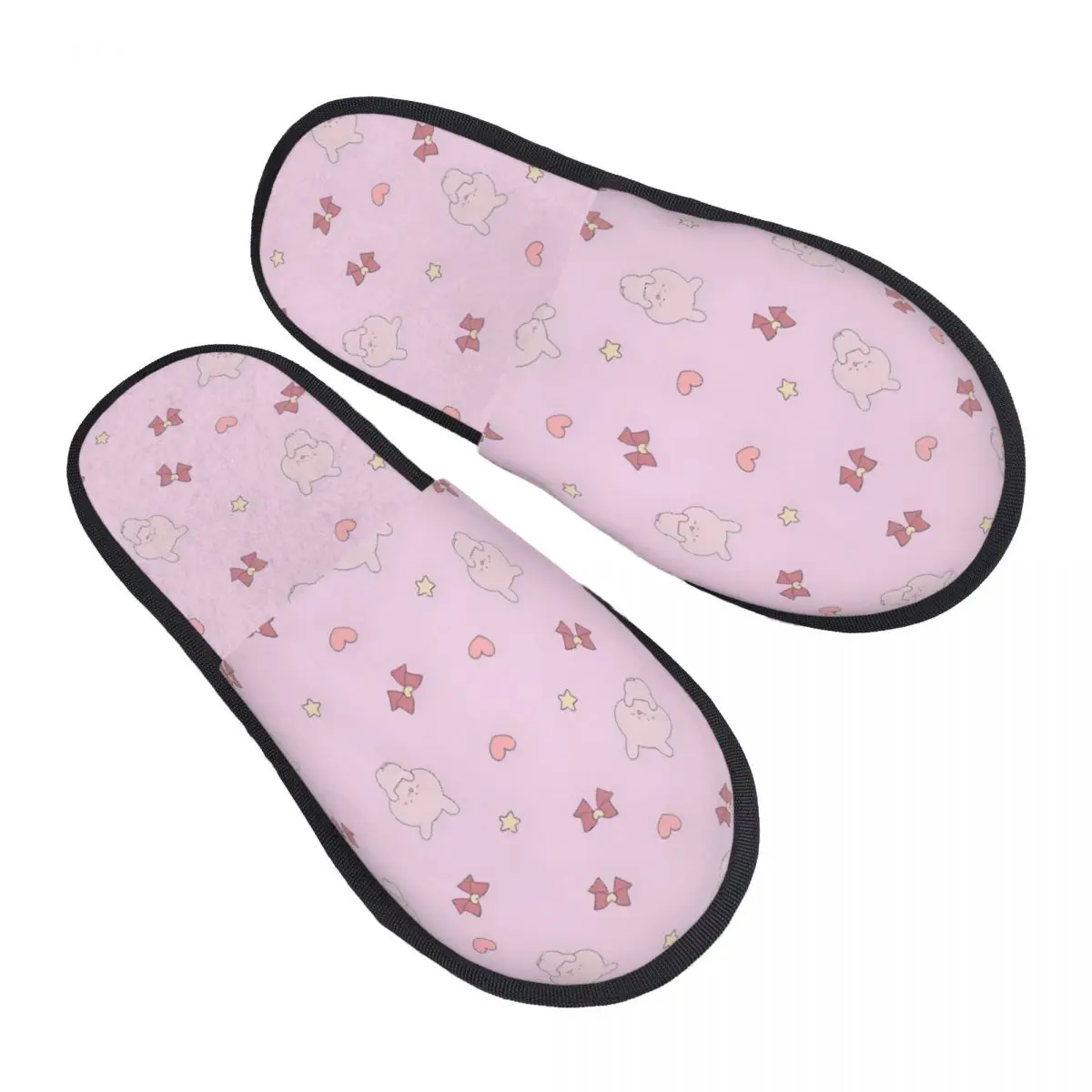 Custom Asamimichan House Slippers Women Comfy Memory Foam Cute Rabbit Slip On Spa Slipper Shoes