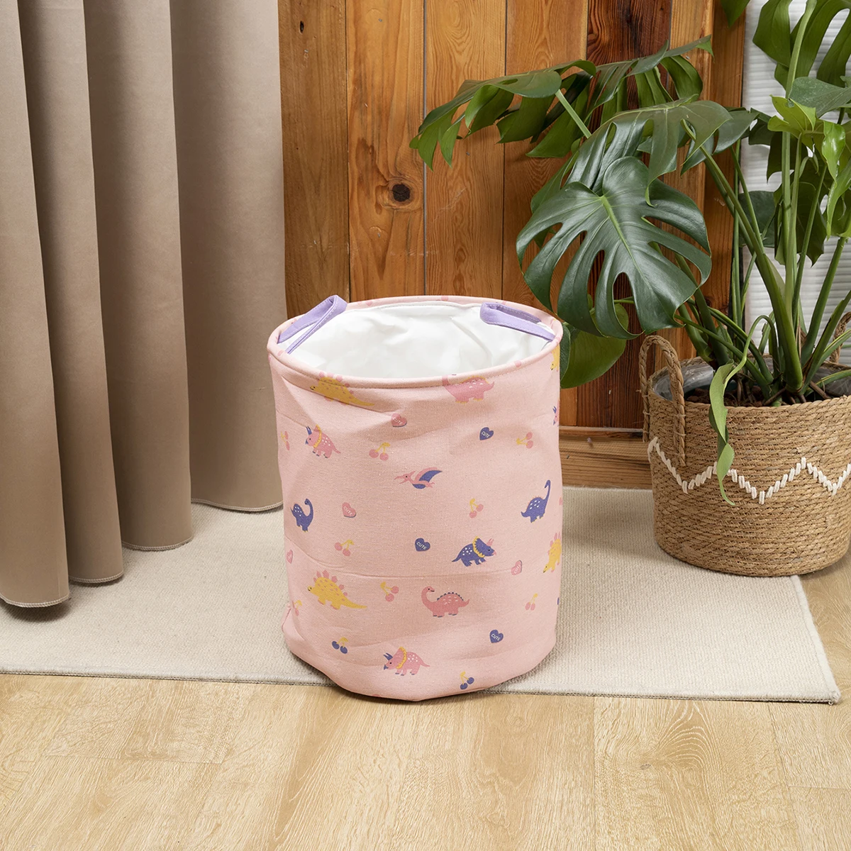 Cartoon Pattern Foldable Storage Basket Storage Basket Living room Bedroom Study Toy Book Clothes Dirty Clothes Basket