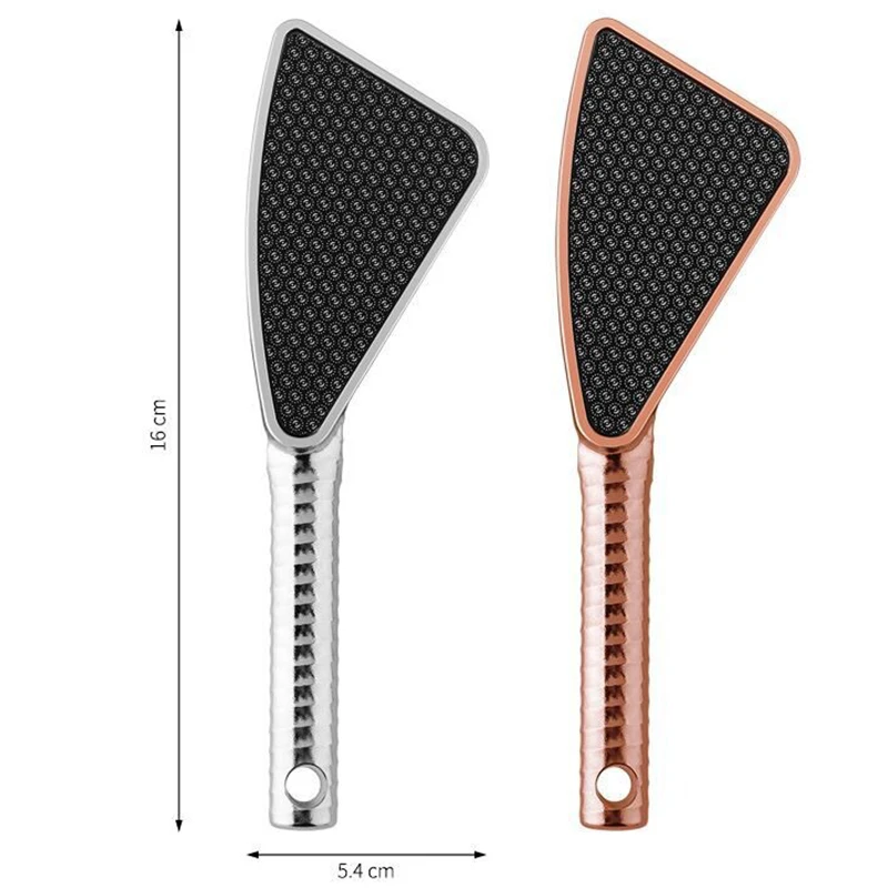 Nano Glass Foot Grinder Removing Dead Skin and Calluses Heel Grinding Stone Stainless Steel Double-sided Foot Board Foot Grinder