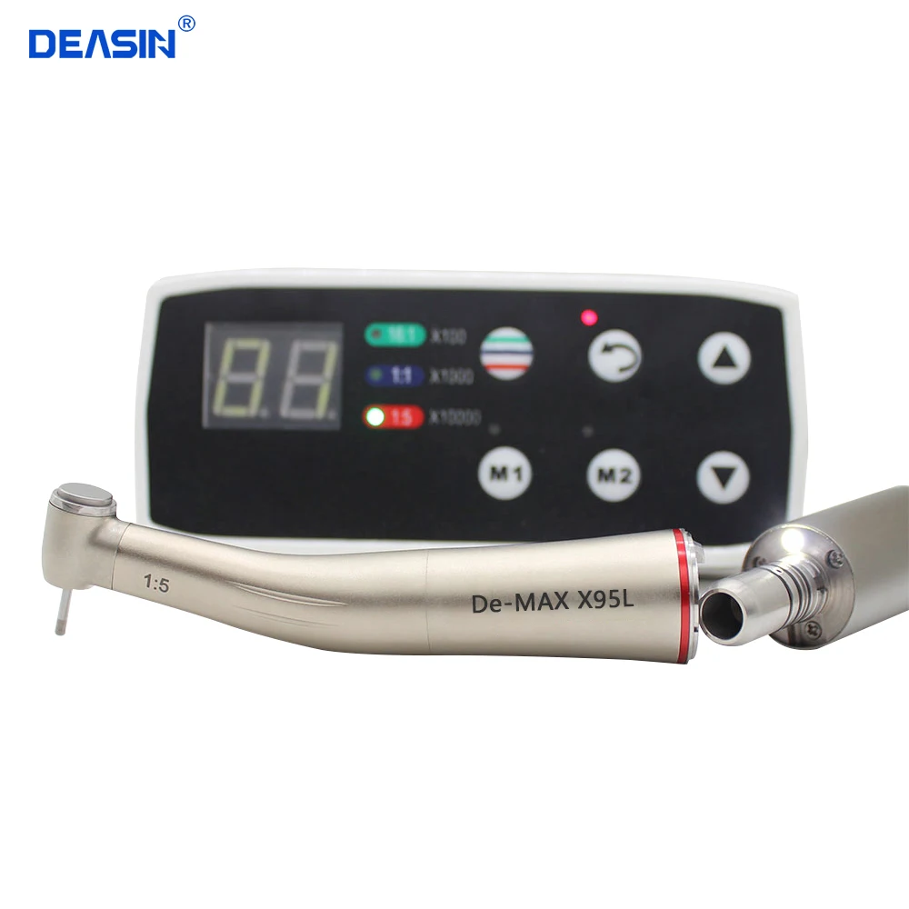 dental equipment dental micro motor kit contra angle 20:1 hand piece low speed 1:5 and 1:1 quick change handpiece