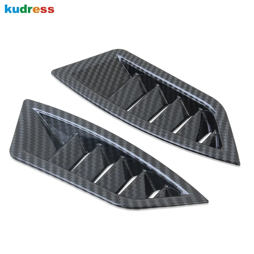 

For Subaru XV Crosstrek Impreza 2018-2022 2023 Carbon Car Front Upper Air Condition Vent Outlet Cover Trim Interior Accessories