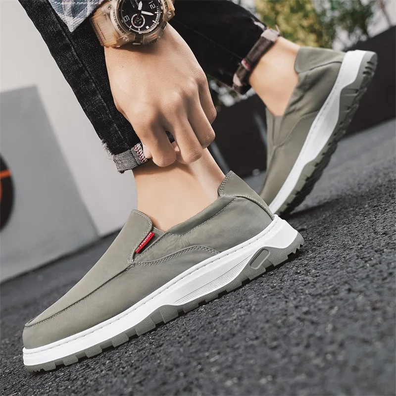 

Casual Sneaker New Men's Summer Fashion Canvas Shoes Breathable Outdoor Walking Lightweight Set for Casual Loafers 39-44