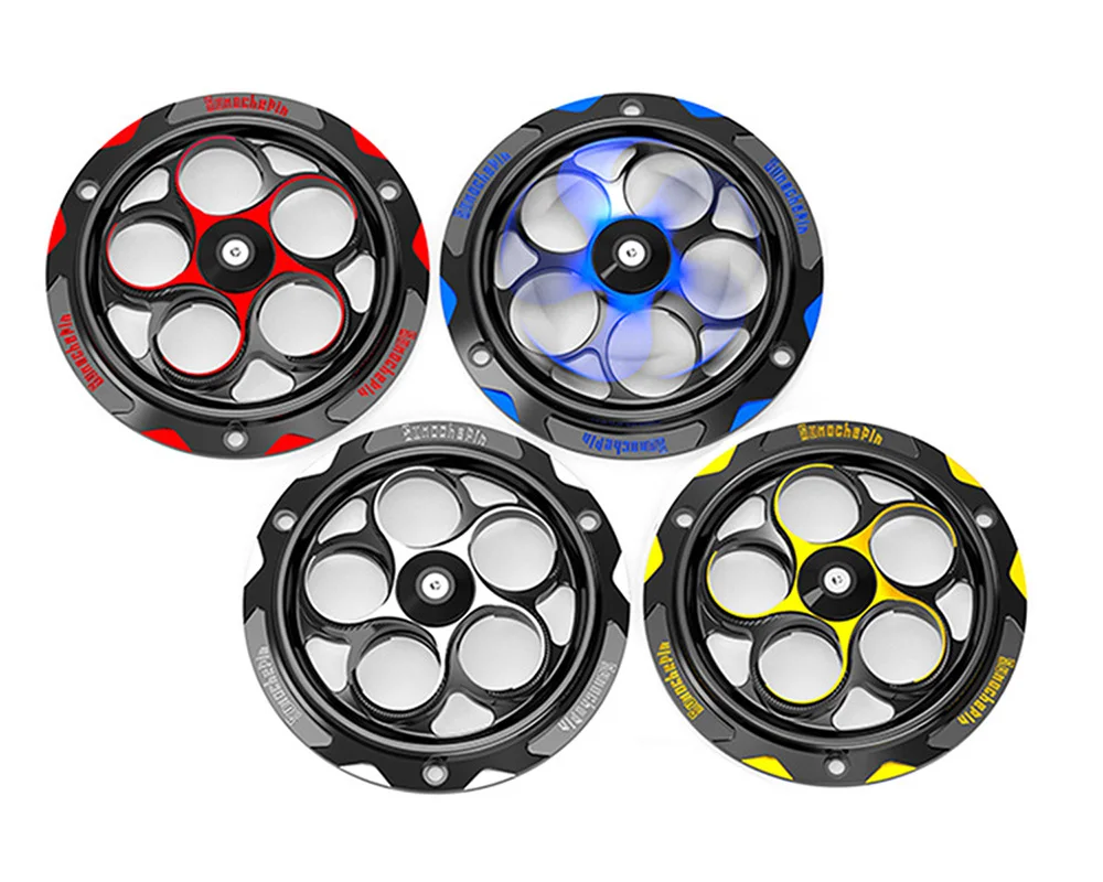 

Motorcycle CNC Aluminum Engine radiator cover Rotating Cooling Fan Cover for Biyaqiao Vespa modification