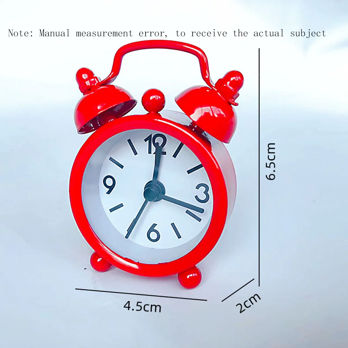 Creative Cute Mini Metal Small Alarm Clock Electronic Small Alarm Clock Multicolor Electronic Small Alarm Table Morning Clock