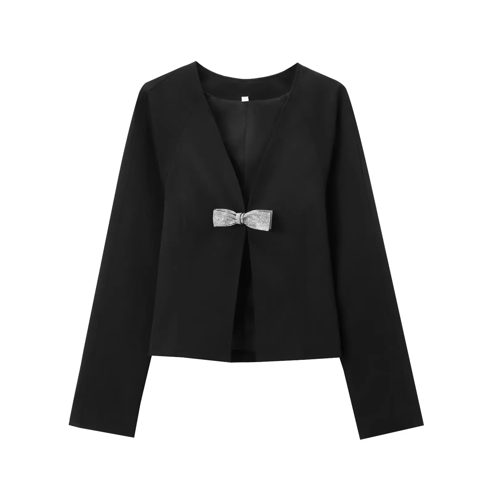 Maxdutti-Ensemble Deux Pièces Noir pour Femme, Blazer Décontracté, Mini Jupe à Nministériels d Trempé, à la Mode