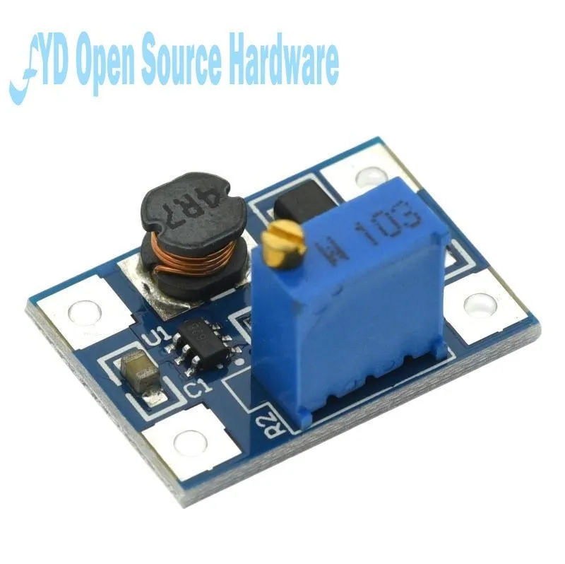 DC-DC SX1308 Step-UP Adjustable Power Module Step Up Boost Converter 2-24V to 2-28V 2A